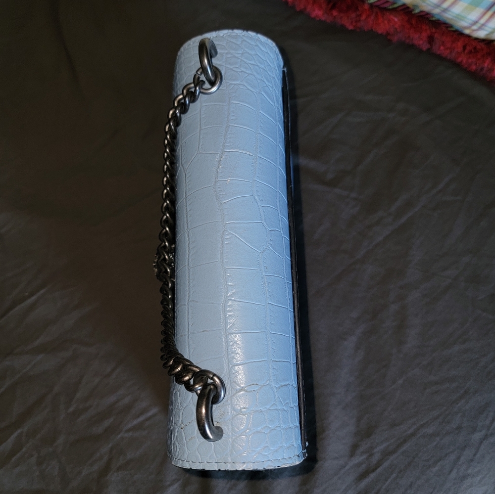 Kurt Geiger Shoreditch Croc Embossed Leather Hand Bag - Picture 8 of 14